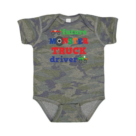 

Inktastic Monster Truck Future Driver Gift Baby Boy Bodysuit