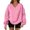Pink, variant on Long Sleeve Shirts for Women Hemlock Oversized Sweatshirt for Women V Neck Fleece Long Sleeve Pullover Casual Cute Sweatshirt 2025 Fall Clothes Sweatshirt
