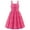 Red, variant on JoyHoop Toddler Girl Summer Dresses Casual Sleeveless Button Down Swing Flowy Tiered Midi Sundress