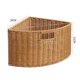 thumbnail image 5 of Cesta de almacenamiento de esquina, contenedor de espacio estrecho, uso doméstico, portátil, multifuncional, triangular Mango central, 5 of 7