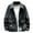 Grey, variant on Mens Winter Jacket Men'S Loose Fit Workwear Denim Jacket Spring Long Sleeve Large Size Reversible Collar Denim Coat Handsome Outfits Black 4Xl
