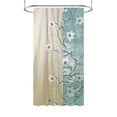 thumbnail image 2 of Morden&Cassic Combine Magnolia Printed Fabric Blue Shower Curtain - 54"X 78", 2 of 6