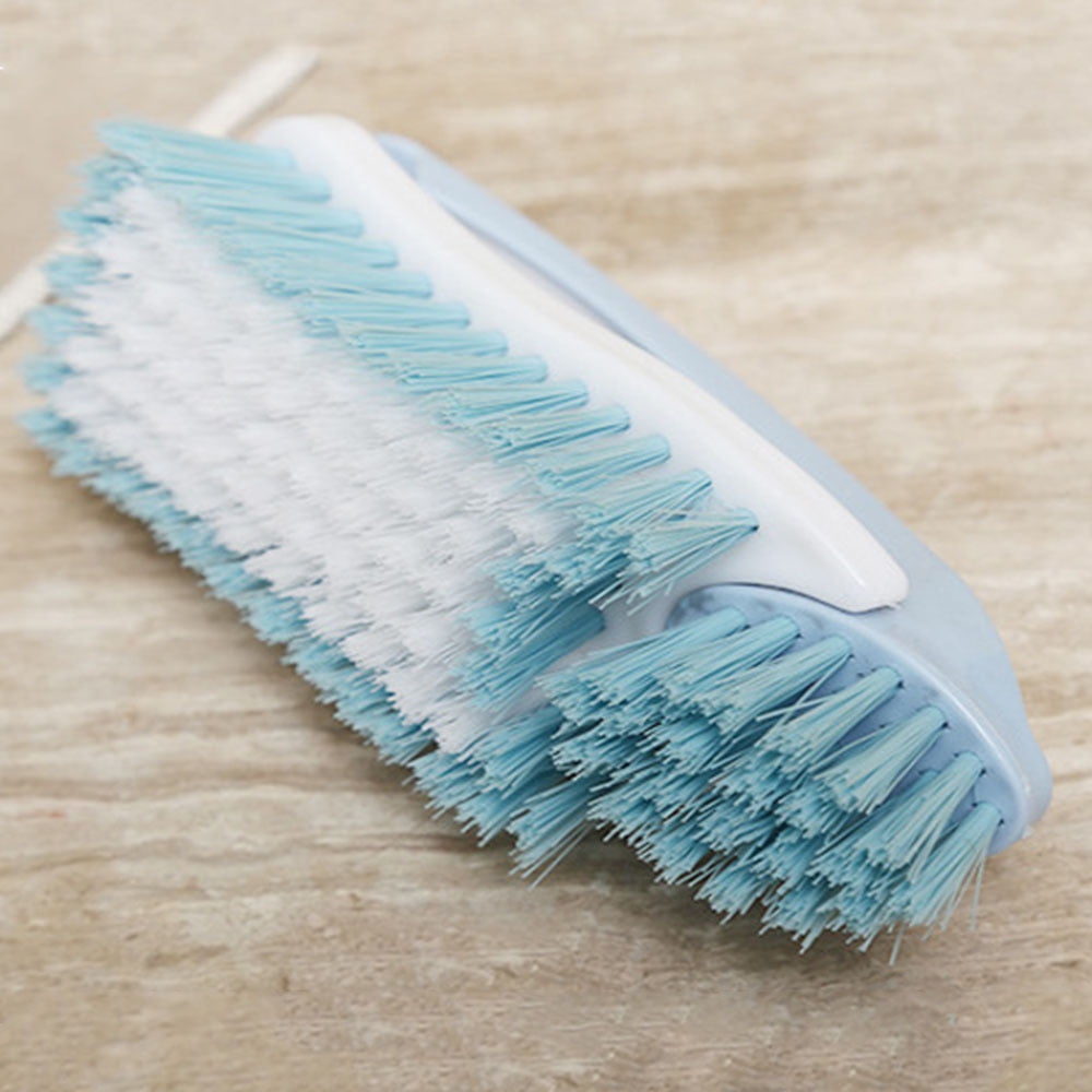 1Pcs Random Color Scrub Brush Multipurpose Laundry Cleaning Brush Clothes Washing Brushes with Handle, Size: 15.8