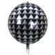 thumbnail image 1 of Globo de aluminio 4D de 22 pulgadas con láser plateado para discoteca, bar, fiesta, globo de papel de aluminio arcoíris, 1 of 5
