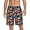 Multicolor 17, variant on CROPD Mens Pajama Shorts Soft Lounge Bottoms Sleepwear Pj Pants With Pockets S-4XL
