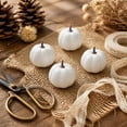 thumbnail image 6 of Roiihwy Small White Pumpkins Decor, Halloween Decorations Mini White Pumpkins for Fall Decor, White Pumpkins Perfect for Halloween Thanksgiving Decorations, 6 of 7