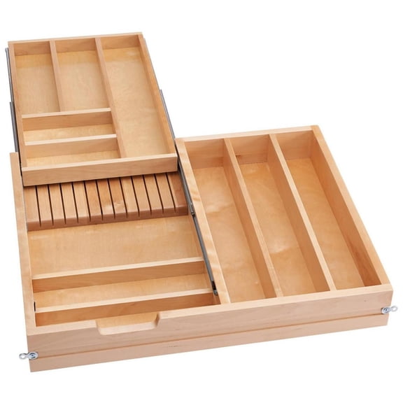 Rev-A-Shelf 4WTCD-30H-1 Wood Classics 21" Wood Base Cabinet Two-Tier Replacement Drawer