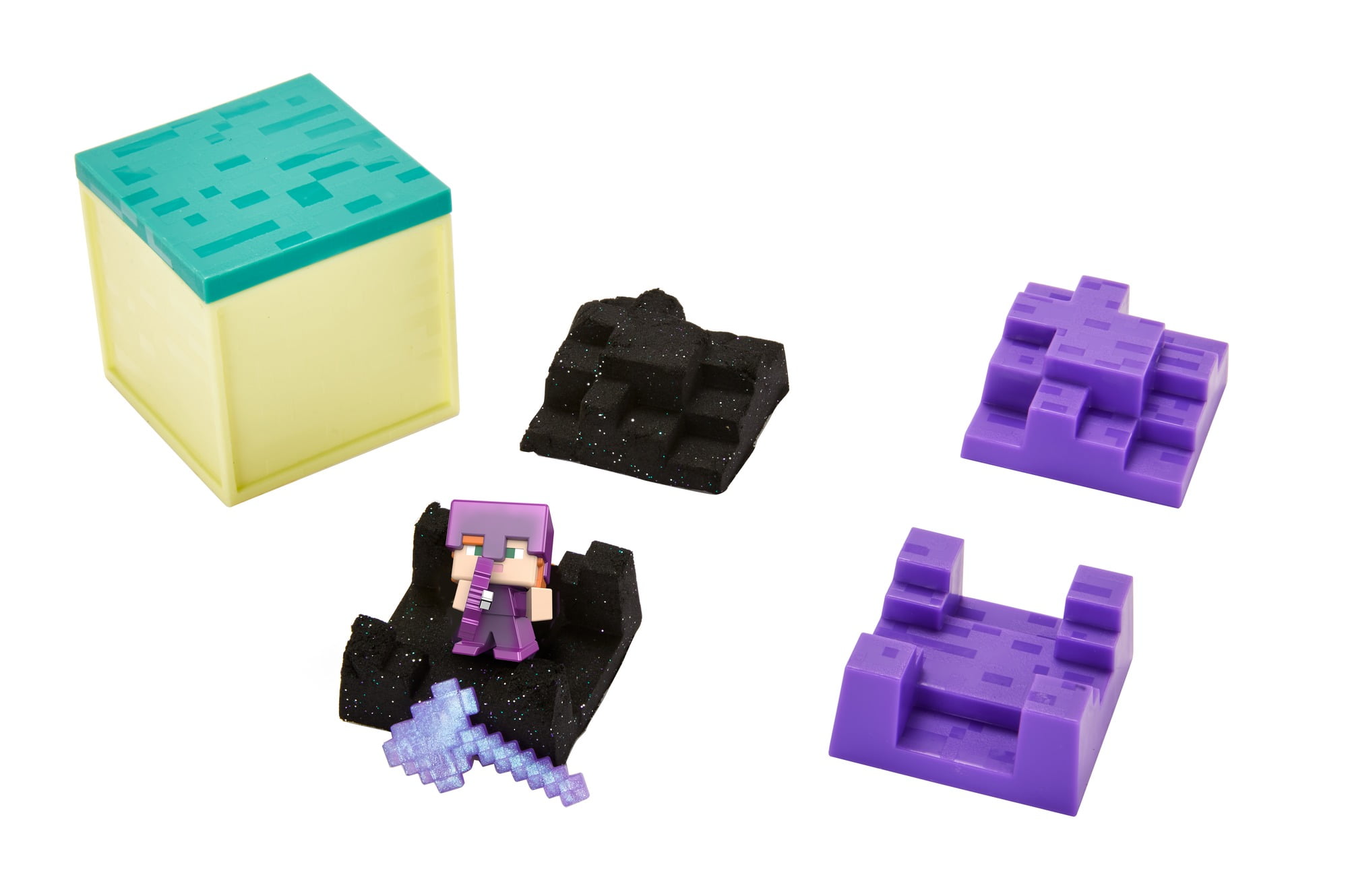 Minecraft Mini Blind Pack Figure 3-Pack Series 10 Dig In Set Bundle Mattel CHOP