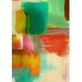 thumbnail image 2 of Rivieri, Asia 11x14 Black Ornate Wood Framed with Double Matting Museum Art Print Titled - Colorful Sensation II, 2 of 4