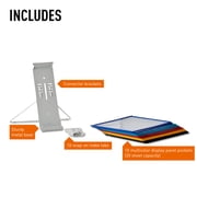 Durable InstaView Expandable Desktop Reference System with Assorted Borders 10 Panels 561200