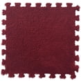 thumbnail image 1 of 11.81Inch Square Puzzle Polyester Velvet Eco-friendly Carpet In 14 Colors, 1 of 1