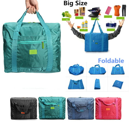 Travel Duffel Bag, Lightweight Luggage Handbag Foldable Clothes Storage Organizer Carry-On (Best Lightweight Travel Clothes)