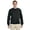 Black, variant on Fruit Of The Loom Men's 1X1 Rib Cuffs Sweatshirt, Style 82300
