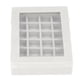 thumbnail image 5 of CAJA DE ALMACENAMIENTO DE ARETES, VELVET PRÁCTICO PRÁCTICO PEQUEÑO JEYECTRO DE JEJEY ORGANIZADOR 24 Con Cerraduras para El Hogar, 5 of 7