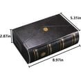 thumbnail image 2 of Leather Banknote World Currency Collection Holder Box: PMG Graded Banknote Holder, Currency Organizer Paper Money Holders for Collectors, Classic Paper Money Collecting Storage (Black), 2 of 12