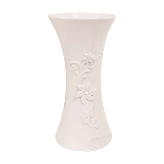 EZPXFCI Mini Rustic Plastic Vases – Embossment Flower Centerpieces, Vintage Look Decor for Home Table & Wedding Arrangements