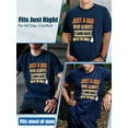 thumbnail image 6 of AllAreN T-Shirts for Dad Best Grandpa in the World Shirts for Father Crew Neck Loose Fit Daddy T-Shirt, 6 of 7