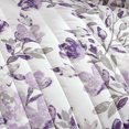 thumbnail image 5 of Lush Decor Tanisha Quilt Gray/Purple 5Pc Set Full/Queen, 5 of 9