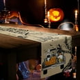 thumbnail image 4 of Happy Halloween Table Runners 72 Inches Long Washable Pumpkin Lantern Gnome Vintage Table Runner for Round Table Kitchen Coffee Dining End Table Living Room Use, 4 of 8