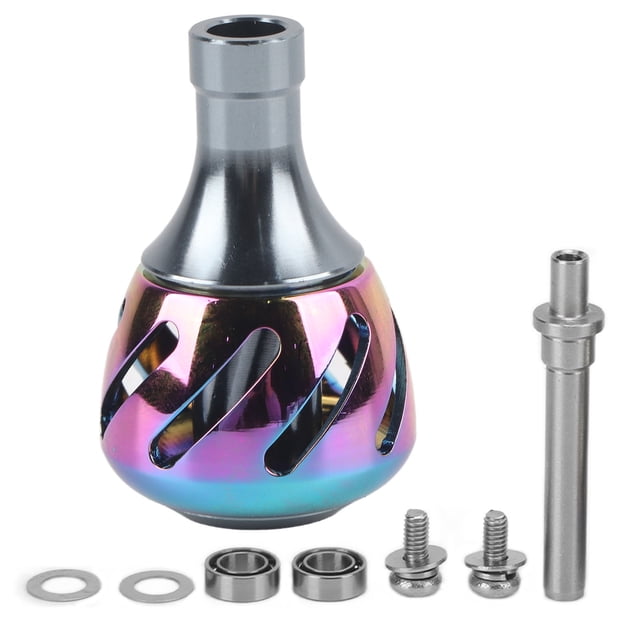 Fishing Power Knob Reel Handle Knob All Metal Colorful Fishing Accessories ReplacementS