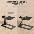 thumbnail image 4 of Desktop Speaker Stands Pair, Speaker Riser for Most Small & Medium Bookshelf Speakers,for Computer Speakers, 4 of 4