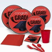 Congrats Graduate Party Pack for 18, Blue
