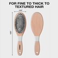 thumbnail image 4 of (2 pack) Conair Ceramic Wood Porcupine Cushion Hairbrush, 4 of 4