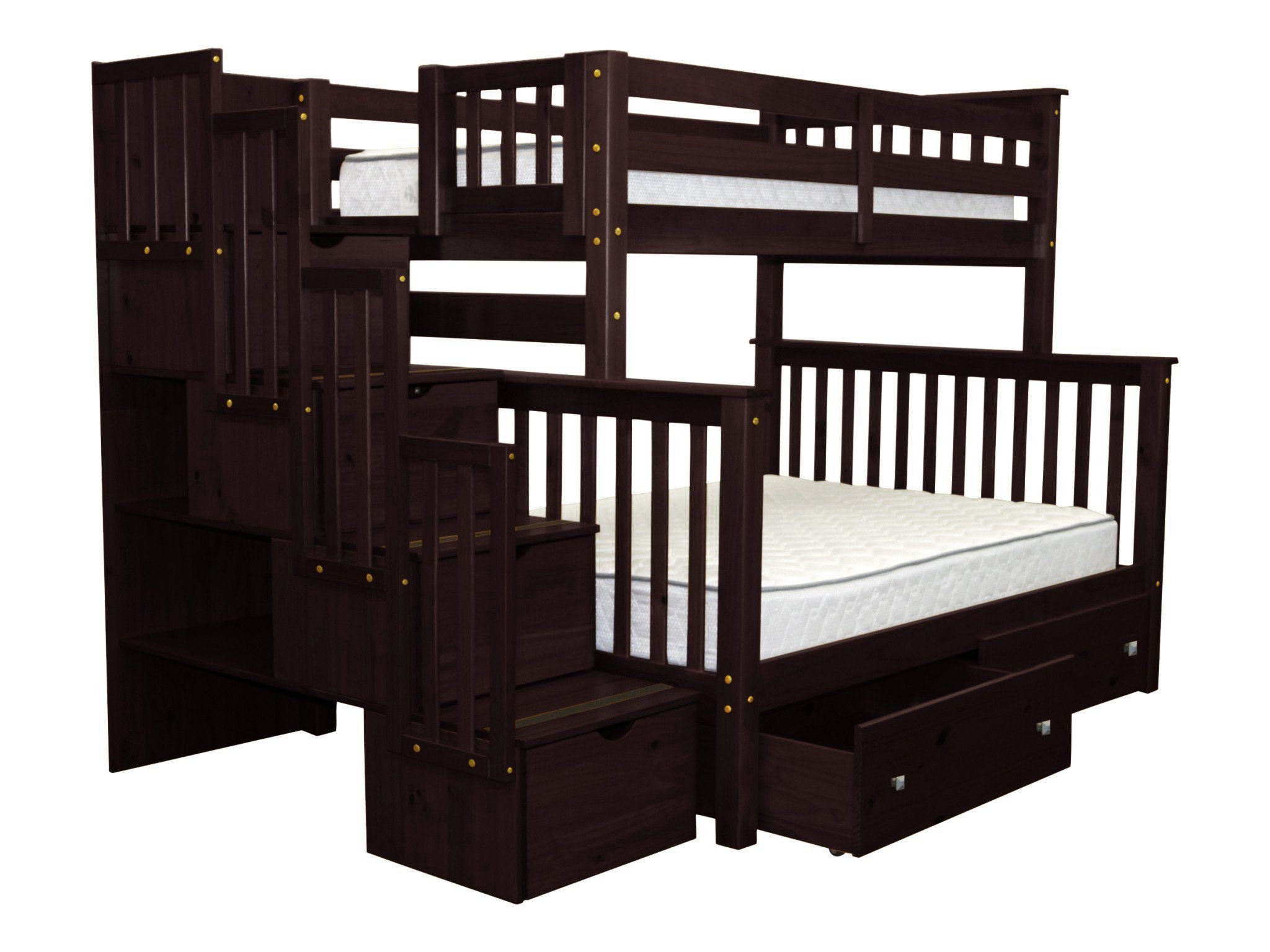 twin over king bunk bed