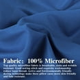 thumbnail image 3 of NTBAY 100% Brushed Microfiber Euro Pillow Shams Set of 2, Super Soft and Cozy European Throw Pillow Covers, Wrinkle, Fade, Stain Resistant Square Pillow Cases, 26"x26", Royal Blue, 3 of 5