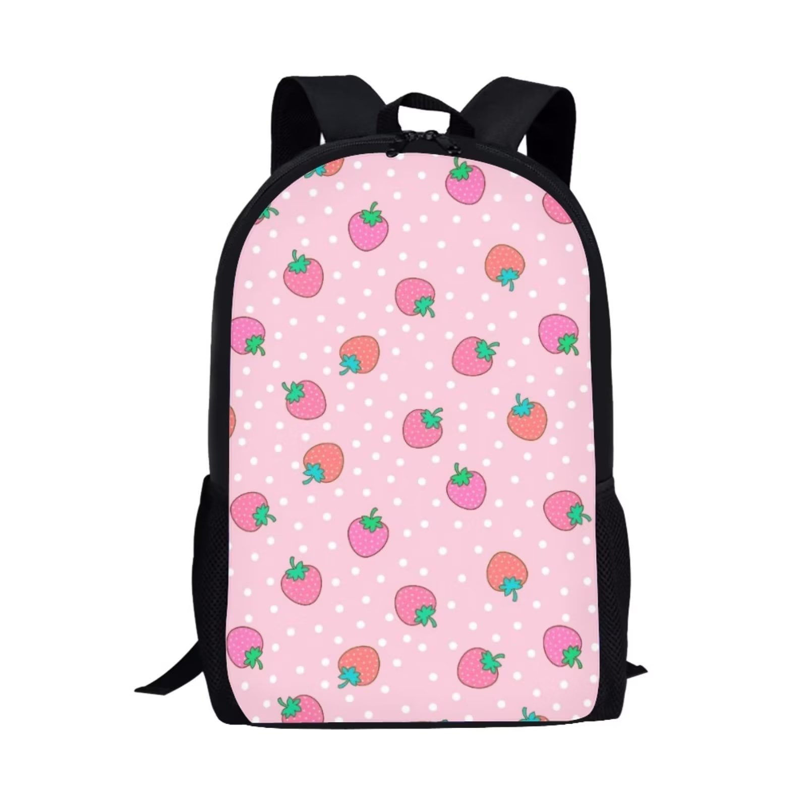 Diaonm Small Red Strawberry Cool Backpack,High School Teens Students