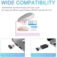 thumbnail image 2 of Bluetooth XYCCA pour MacBook, Ordinateur Portable, Mac, ipad, XYCCA ro, Air, Sans Fil XYCCA pour MacBook pro, iMac, MacBook Air, Notebook, XYCCA C, Ordinateur Portable (Bt/argent), 2 of 5