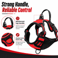 thumbnail image 5 of SDFTDG No-Pull Dog Harness with Handle Reflective Breathable Adjustable S-XL(M,Red), 5 of 9