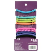 Goody Ouchless Forever Hair Elastics، حامل ذيل حصان صغير، نيون متعدد الألوان، 10 قيراط