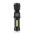 thumbnail image 3 of Linterna LED USB Recargable Potente Brillo Zoom Antorcha Ajustable 3 Modos ABS Lámpara Al Aire Libre Hogar interior para escalada Tipo 2 Advancent OD017117-02B, 3 of 7