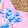 thumbnail image 4 of GYRATEDREAM 2-6Y Kid Girls Cute Butterfly Flower One Piece Sleeveless Float Suit Swimsuit Buoyancy Swimwear, 4 of 6