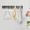 thumbnail image 4 of sunsanly Piano Wooden Coat Rack Storage Hook Creative Shape Strong Load-bearing Wall Mounted Coat Hook Hanger Wall Decoration, 4 of 7