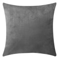 thumbnail image 1 of Coofit Housse de Coussin en Velours Simple Mode Confortable Taie d'Oreiller Carrée, 1 of 10