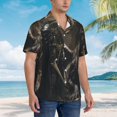 thumbnail image 3 of Fotbe Medieval Knight And Dragon Camisa Hawaiana para Hombre Unisex – Camisa Casual de Verano con Botones de Manga Corta de Algodón y Lino,Large, 3 of 7