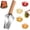 1pcs, variant on 2-Pack Stainless Steel Watermelon Slicer, 2026 New Triangle Cutter with Wooden Handle, Multi-functional Melon Cuber for Cantaloupe & Honeydew