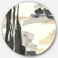 thumbnail image 1 of Designart 'Glam Dancing shape II' Art Mural Cercle en Métal - Disque de 36, 1 of 5