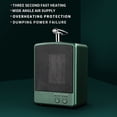 thumbnail image 5 of Space Heater Indoor, 25" 11.5ft/s Fast Portable Room Heater with Remote and Thermostat, 3 Modes, Overheating & Tip-Over Protection, Electric Heaters for Indoor Use Large Room, Bedroom, Silver, 5 of 8