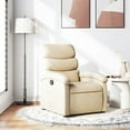 thumbnail image 1 of vidaXL Fauteuil Inclinable Tissu Crème, 1 of 6
