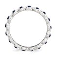 thumbnail image 2 of Bague en Argent Sterling Stackable Expressions avec Saphir Créé Taille 5, 2 of 3