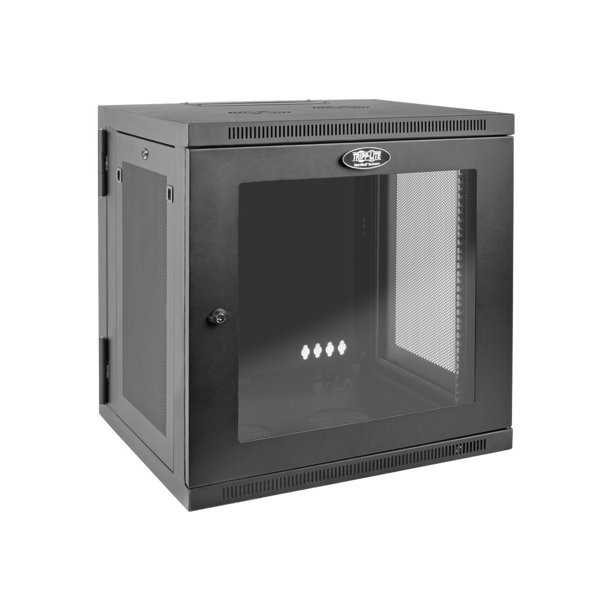 Tripp Lite 12U Wall Mount Rack Enclosure Server Hinged Deep