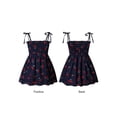 thumbnail image 4 of Summer Baby Girl Cute Cherry Print Sleeveless Sling Dress Casual Toddler Kids Cotton Sundress 2-6 Years, 4 of 8