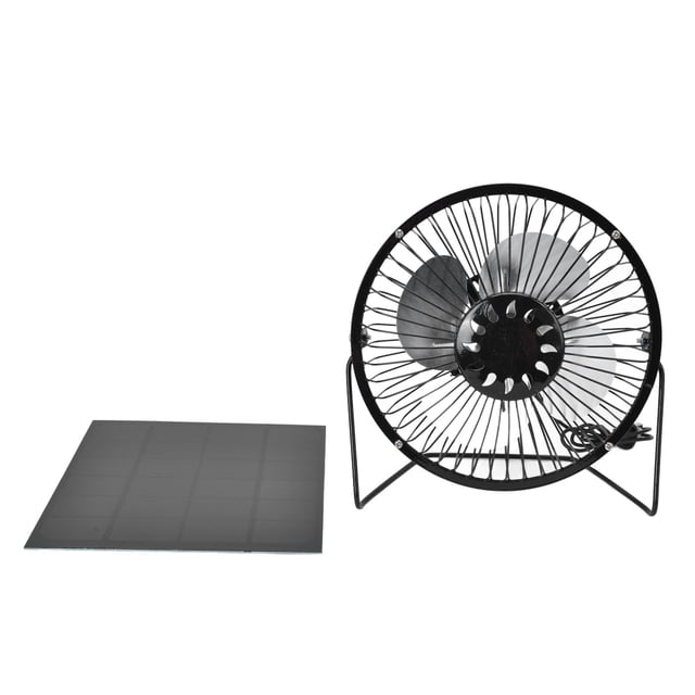 Ventilador de panel solar de 4,5 W y 6 V, USB, de silicio monocristalino, portátil y duradero.