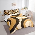 thumbnail image 3 of Homewish Minimalist Circle Stripes Bedding Comforter Set 7-Piece for Children Teens Adults,Vintage Aesthetic King Bedding Sets,Abstract Geometric Ultra Soft Bed Sheets,Lightweight Room Decor, 3 of 8