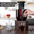 thumbnail image 4 of Cafetera de 1 galón con jarra de vidrio extragruesa y filtro de malla de acero inoxidable – Cafetera Zulay Kitchen NA, 4 of 7