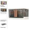 thumbnail image 2 of Home-Complete Collapsible Plastic Storage Bin with Lid - 8.4Gal Capacity Organizer for Adult, 2 of 6