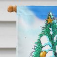thumbnail image 3 of Carolines Treasures PJC1024CHF Trimming The Tree Snowman Flag Canvas House Size, 3 of 4